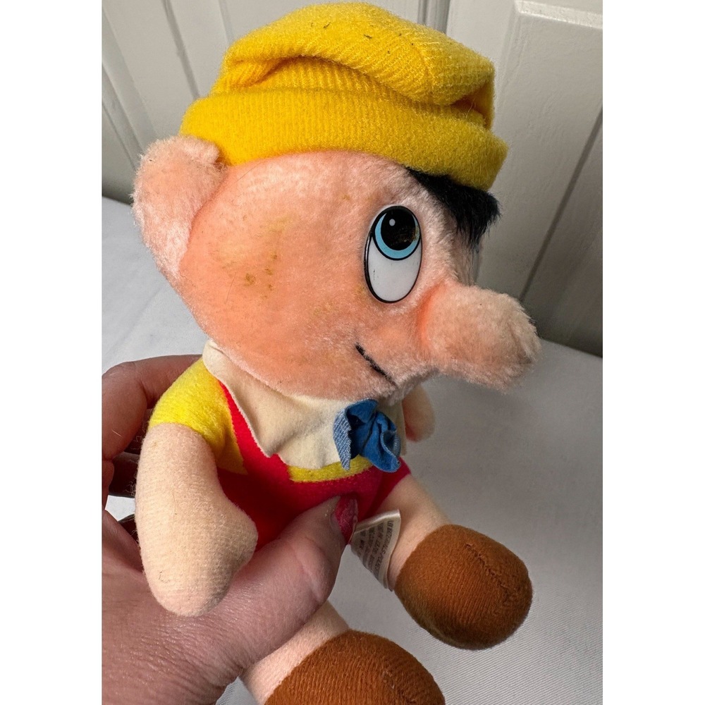 Vintage Walt Disney Pinocchio Bambi Lady Animated Film Classic PLUSH Lot Of 3 - Picture 9 of 10